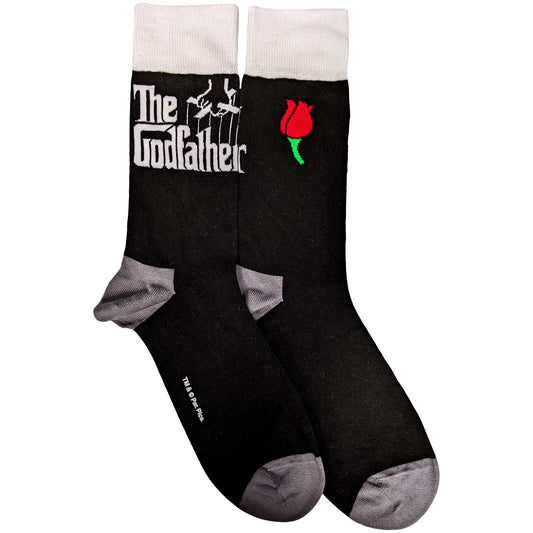 The Godfather Socks: Logo White