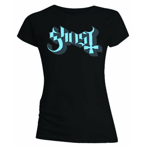Ghost Ladies T-Shirt: Blue/Grey Keyline Logo