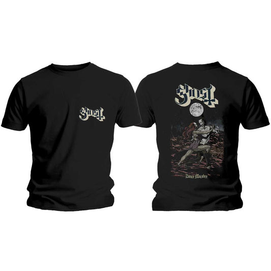 Ghost T-Shirt: Dance Macabre Cover & Logo