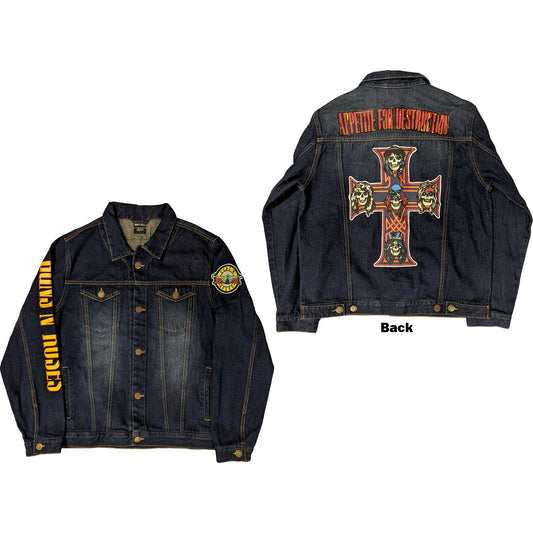 Guns N' Roses Denim Jacket: Appetite For Destruction