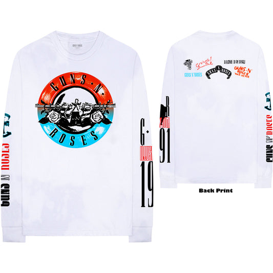 Guns N' Roses Long Sleeve T-Shirt: Motorcross Logo