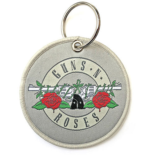 Guns N' Roses Keychain: Silver Circle Logo