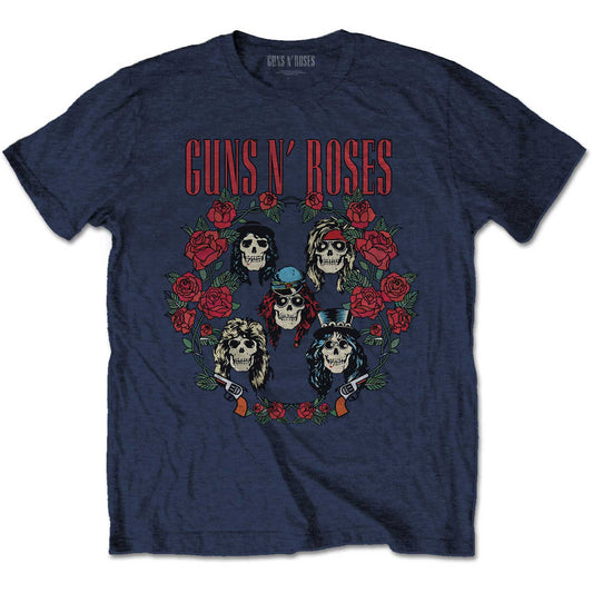 Guns N' Roses T-Shirt: Skulls Wreath
