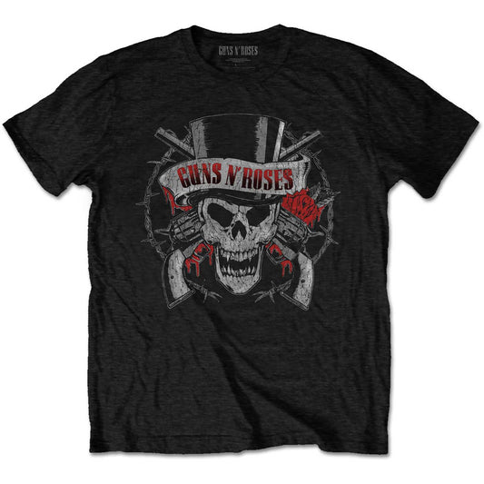 Guns N' Roses T-Shirt: Distressed Skull