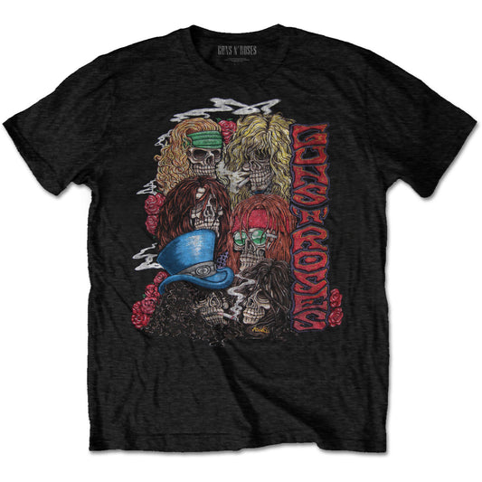 Guns N' Roses T-Shirt: Stacked Skulls