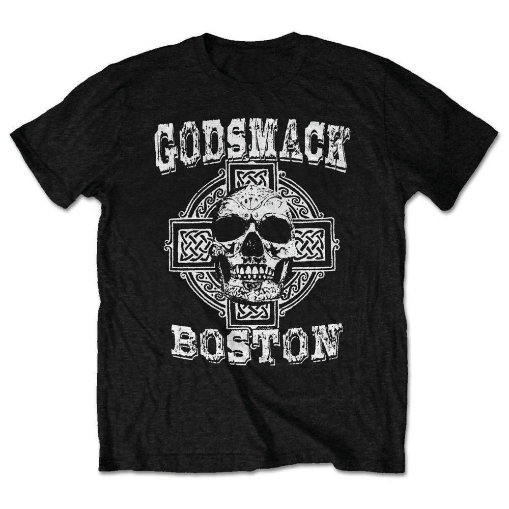 Godsmack T-Shirt: Boston Skull