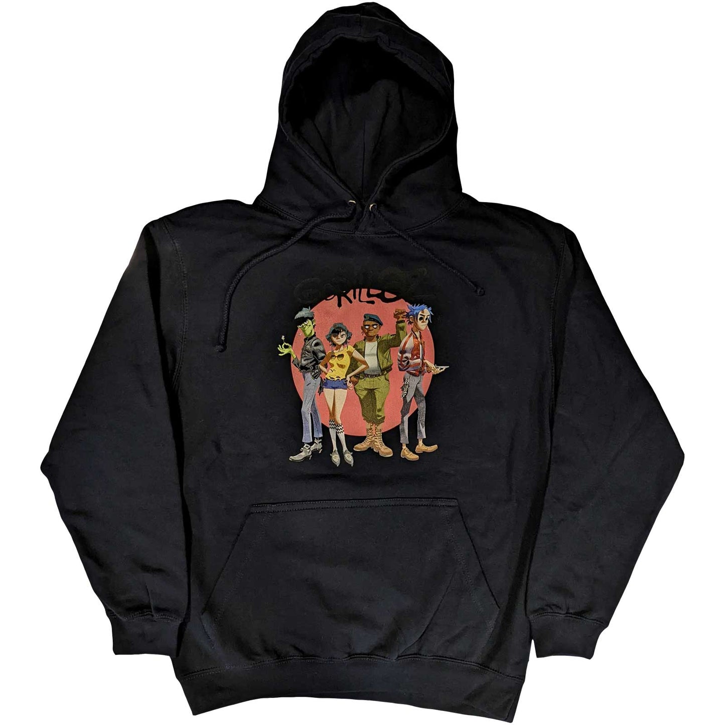 Gorillaz Pullover Hoodie: Group Circle Rise