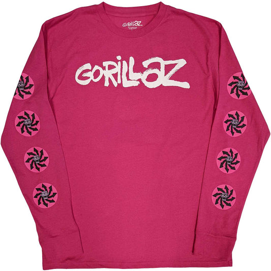 Gorillaz Long Sleeve T-Shirt: Repeat Pazuzu
