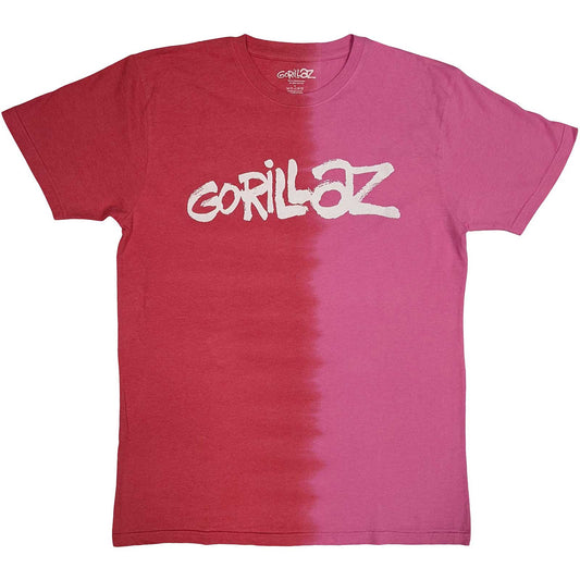 Gorillaz T-Shirt: Two-Tone Brush Logo