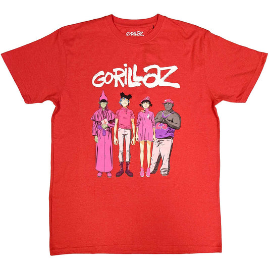 Gorillaz T-Shirt: Cracker Island Standing Group