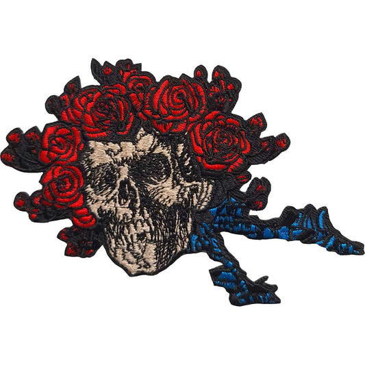 Grateful Dead Standard Woven Patch: Bertha Skull