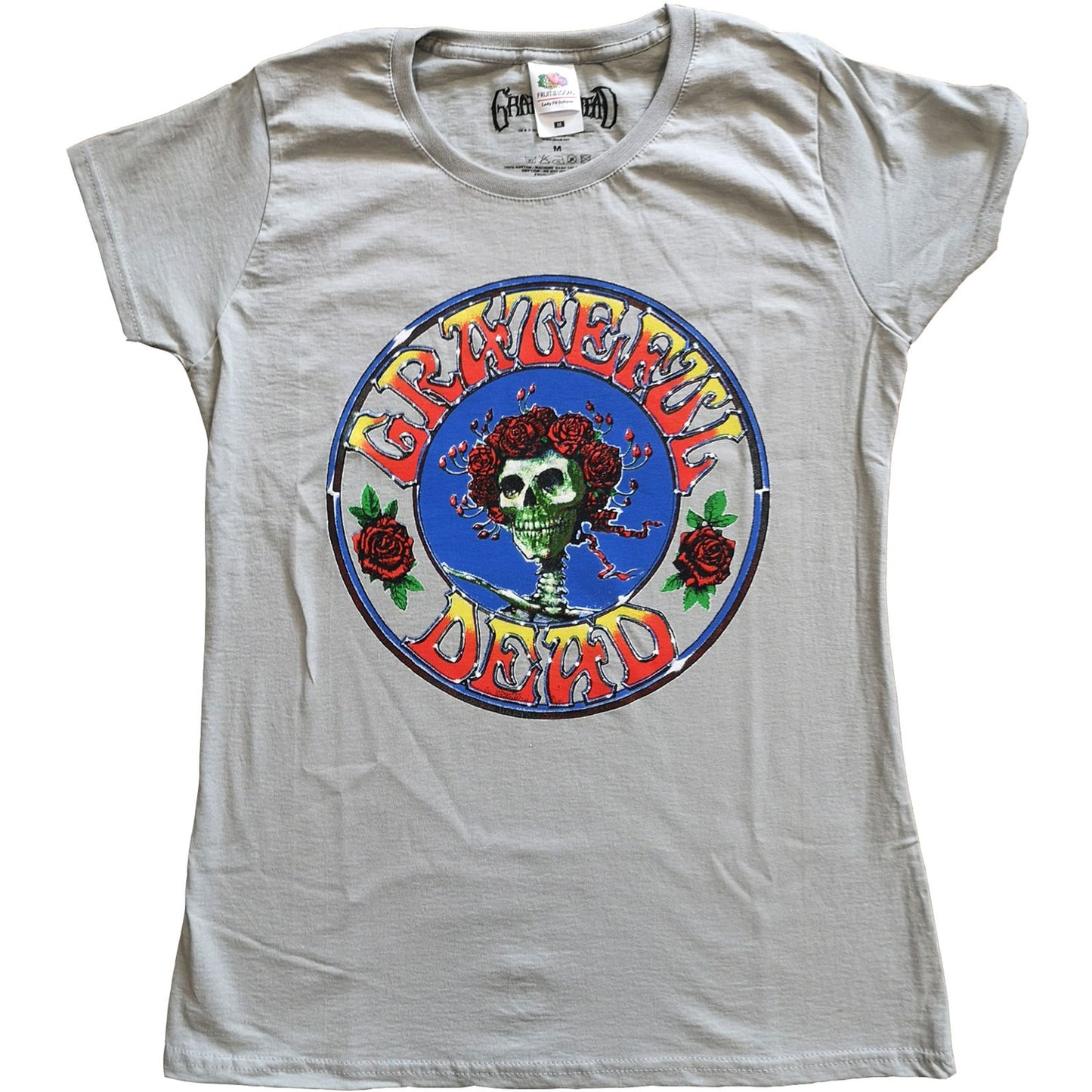 Grateful Dead Ladies T-Shirt: Bertha Circle Vintage Wash