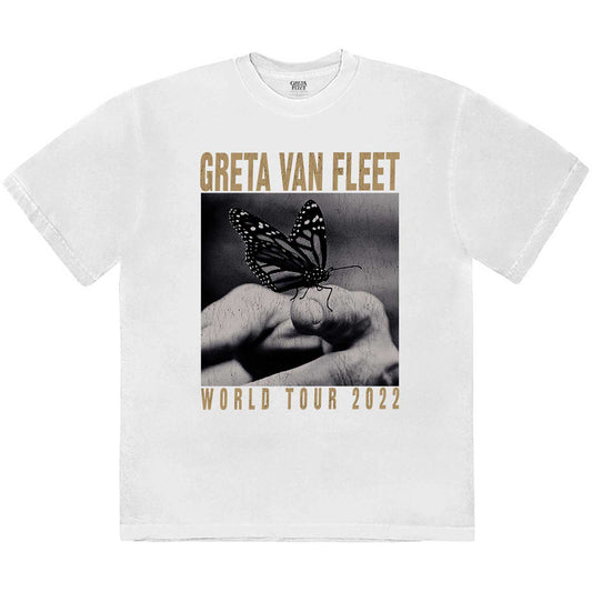 Greta Van Fleet T-Shirt: World Tour Butterfly