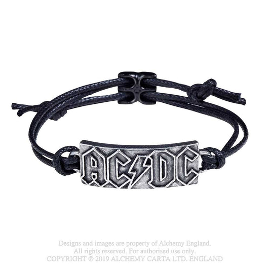 AC/DC Wristband: Lightning Logo