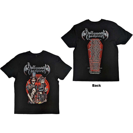 Hollywood Vampires T-Shirt: Caricatures