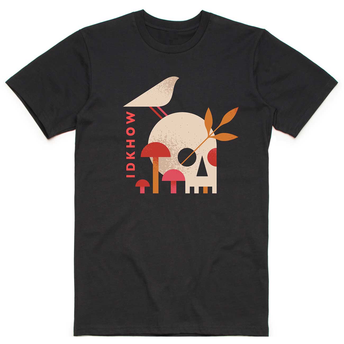 iDKHow T-Shirt: Mushroom Skull