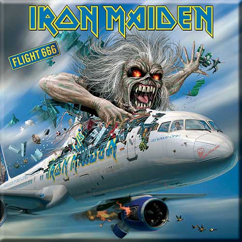 Iron Maiden Magnet: Flight 666