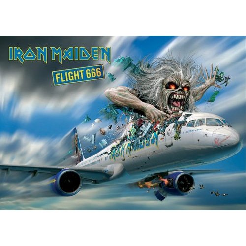 Iron Maiden Postcard: Flight 666
