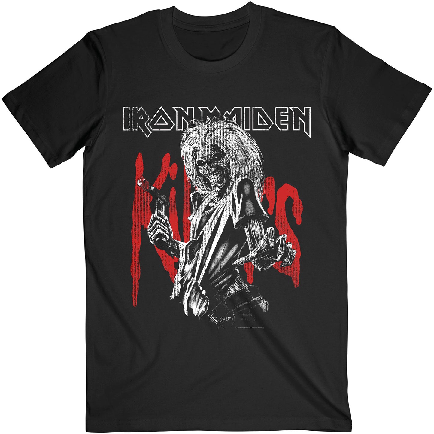 Iron Maiden T-Shirt: Killers Eddie Large Graphic Distress