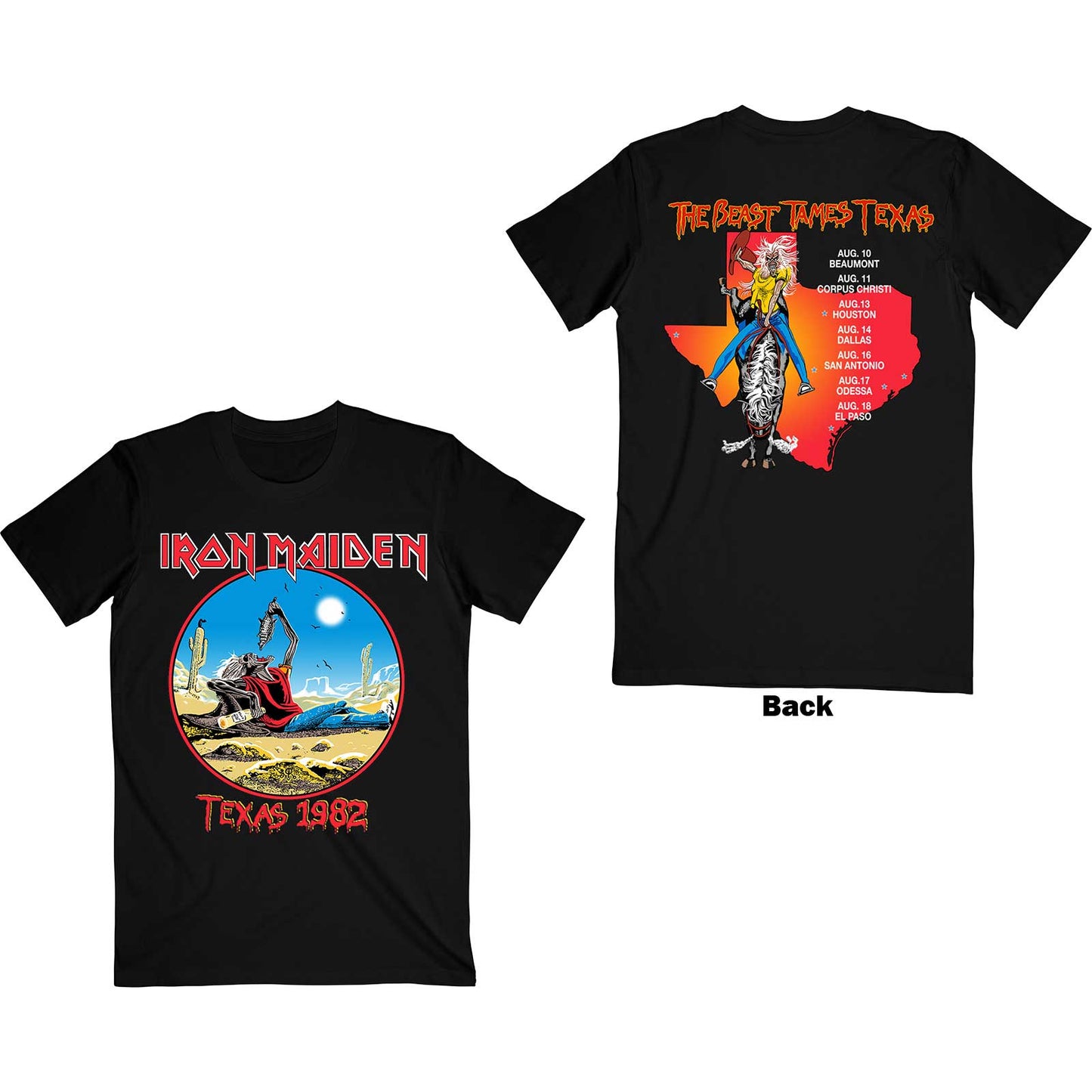Iron Maiden T-Shirt: The Beast Tames Texas