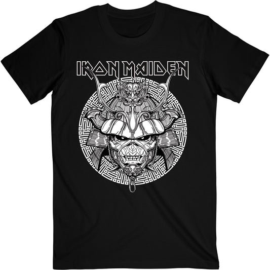 Iron Maiden T-Shirt: Senjutsu Samurai Graphic White