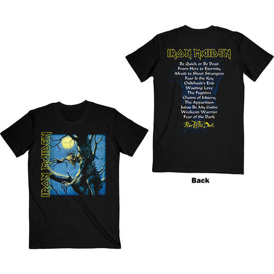 Iron Maiden T-Shirt: Fear of the Dark Album Tracklisting