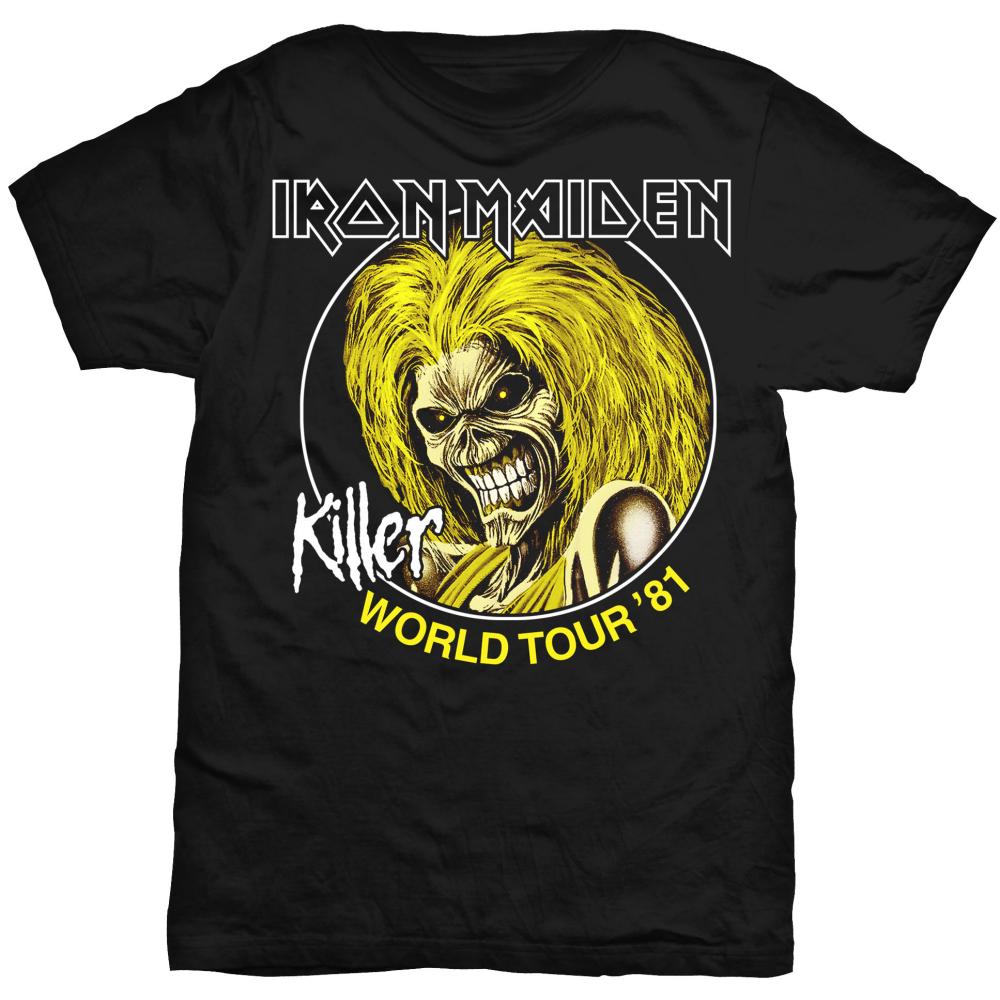 Iron Maiden T-Shirt: Killer World Tour 81