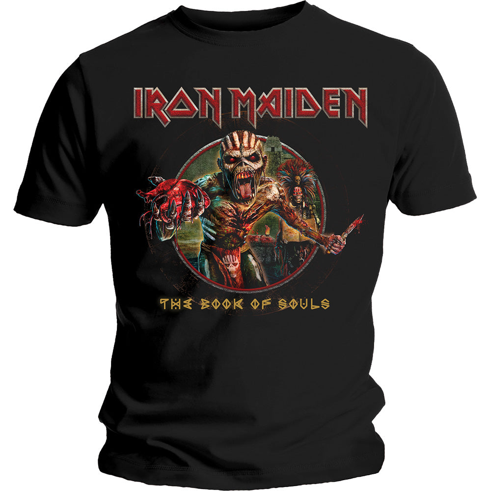 Iron Maiden T-Shirt: Book of Souls Eddie Circle