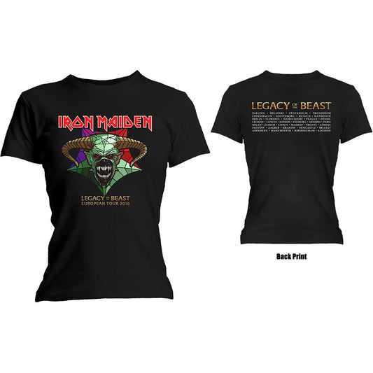 Iron Maiden Ladies T-Shirt: Legacy of the Beast Tour