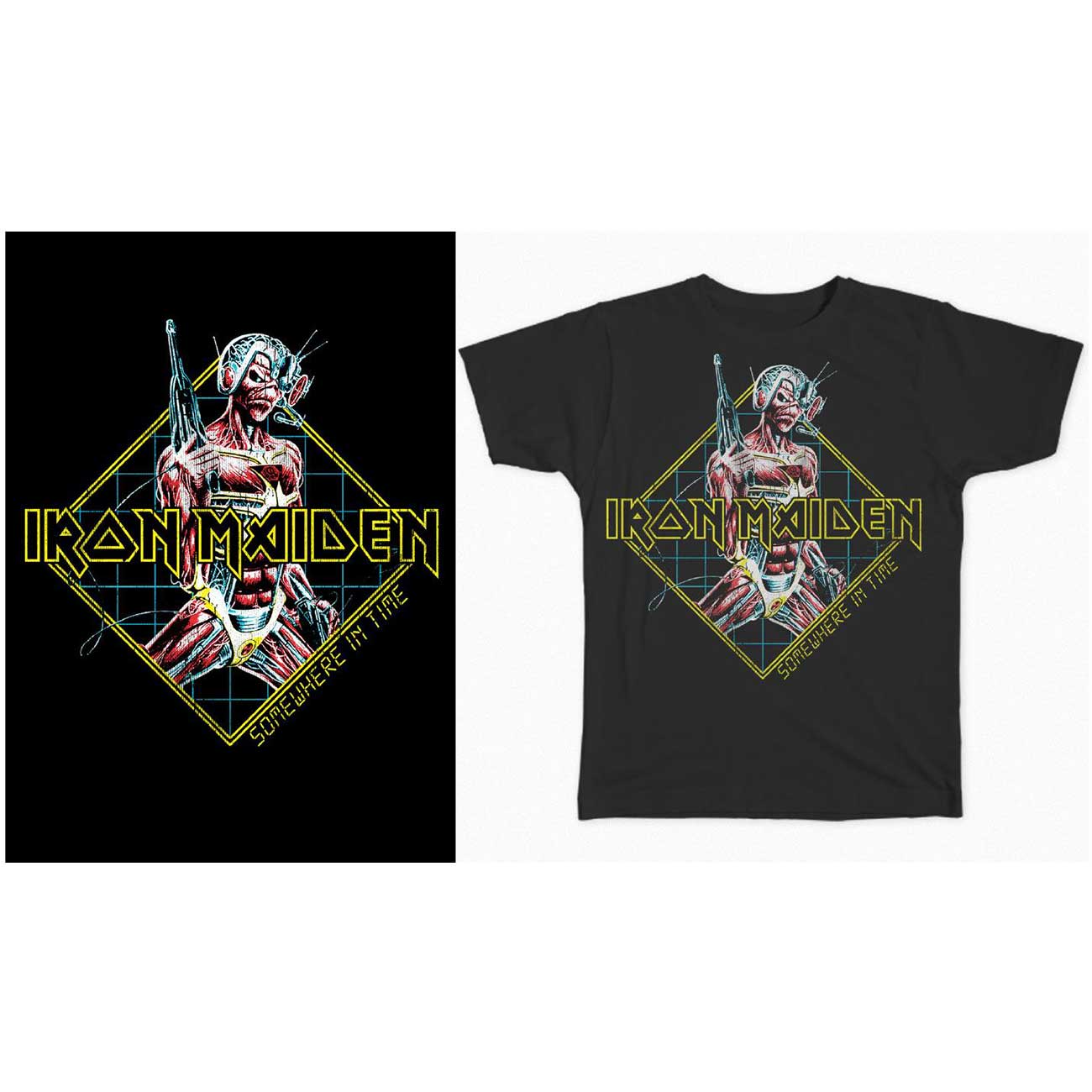 Iron Maiden T-Shirt: Somewhere in Time Diamond