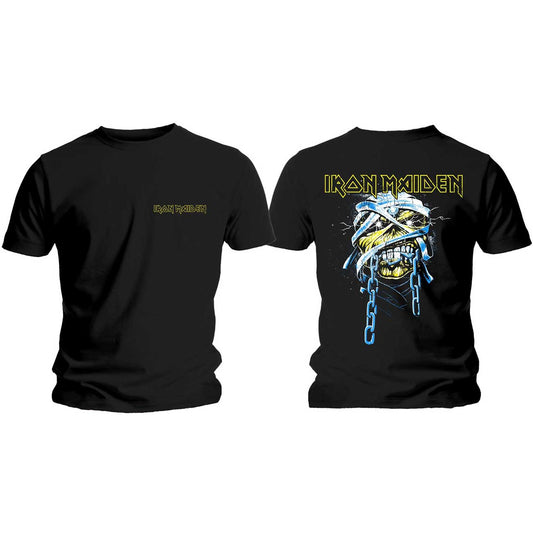 Iron Maiden T-Shirt: Powerslave Head & Logo