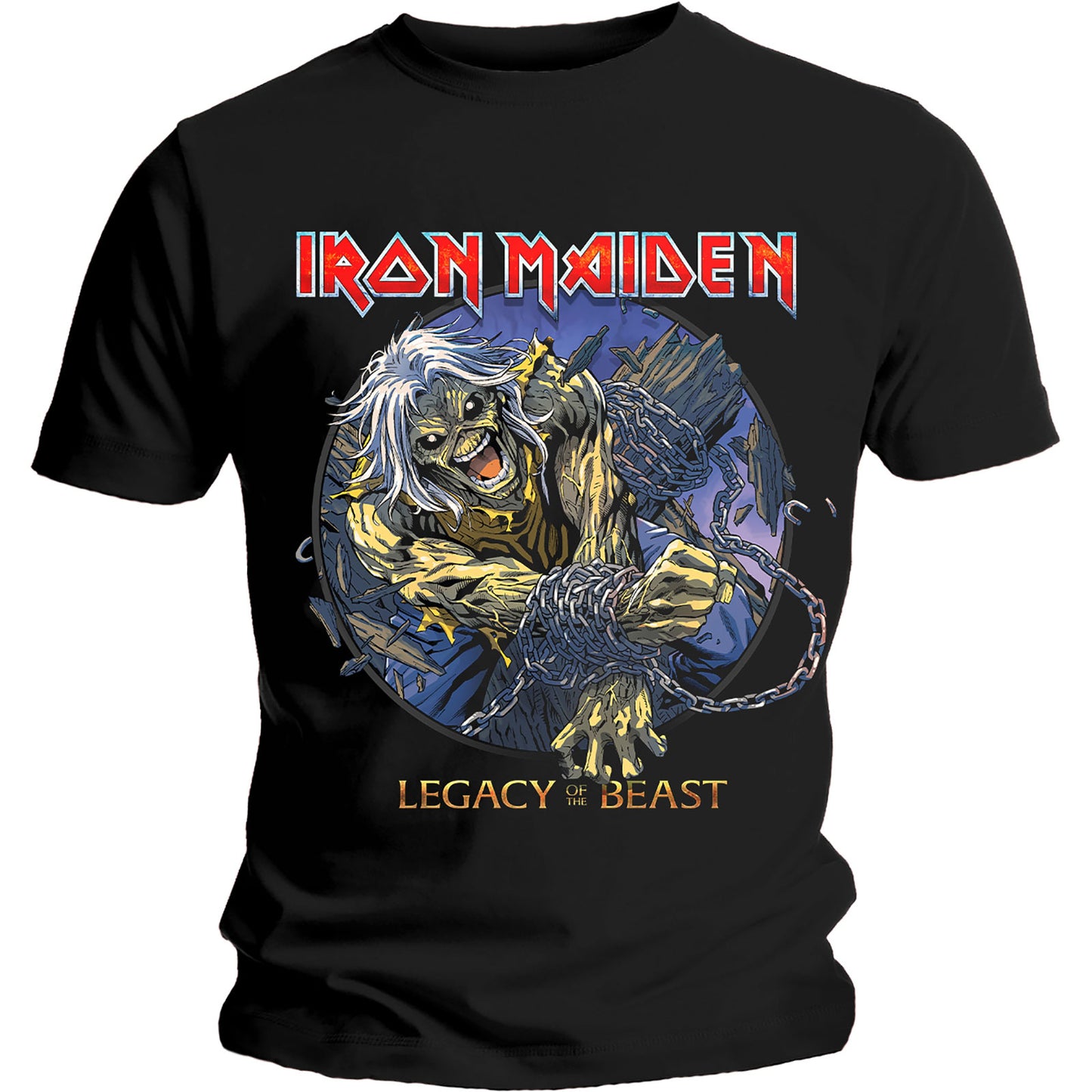Iron Maiden T-Shirt: Eddie Chained Legacy