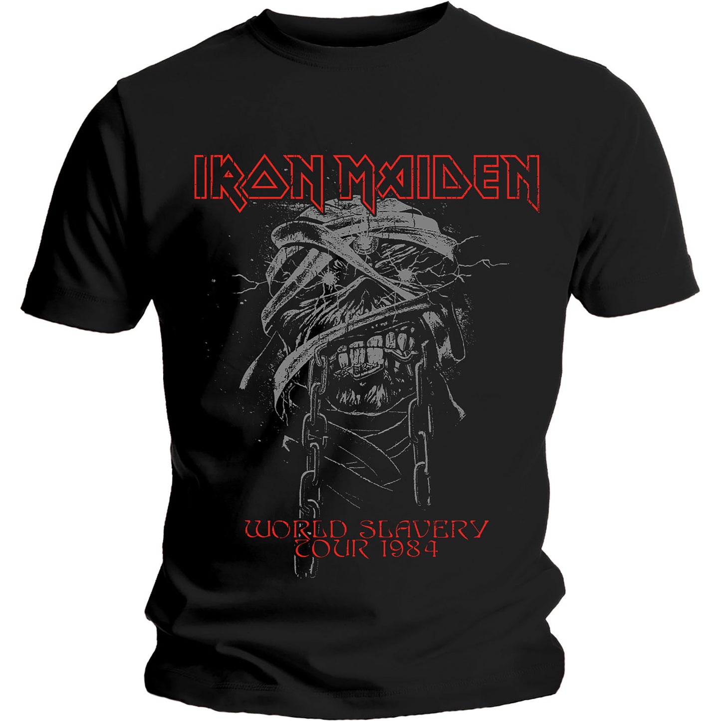 Iron Maiden T-Shirt: World Slavery 1984 Tour