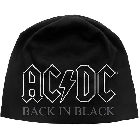 AC/DC Beanie Hat: Back in Black