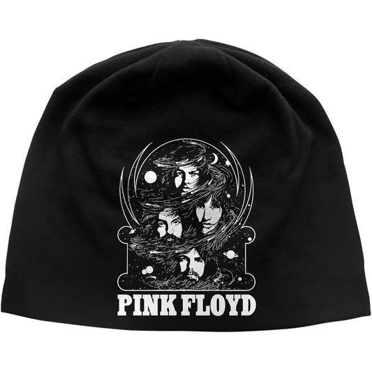 Pink Floyd Beanie Hat: Cosmic Faces