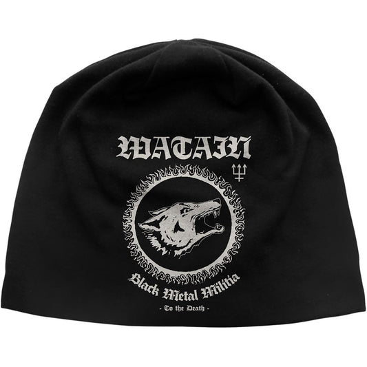 Watain Beanie Hat: Black Metal Militia