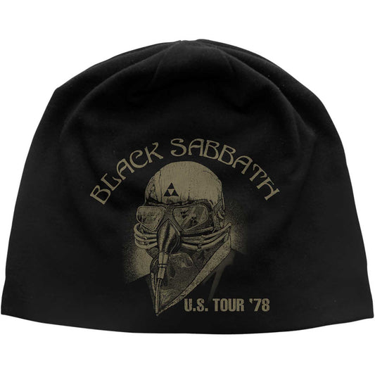 Black Sabbath Beanie Hat: Us Tour '78 JD Print