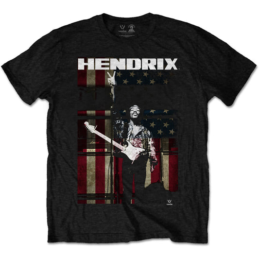 Jimi Hendrix T-Shirt: Peace Flag