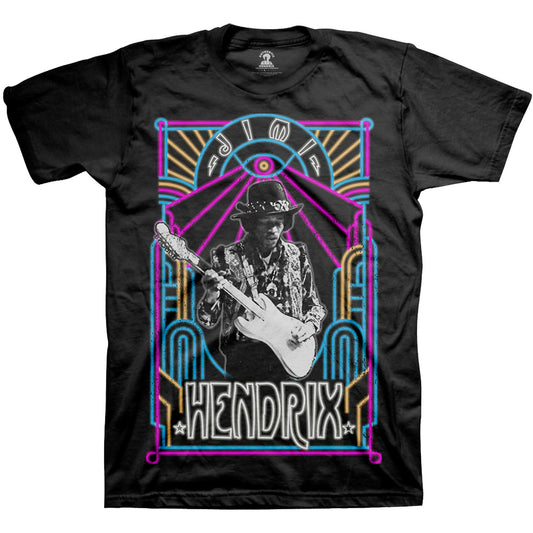 Jimi Hendrix T-Shirt: Electric Ladyland Neon