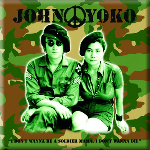 John Lennon Magnet: Soldier