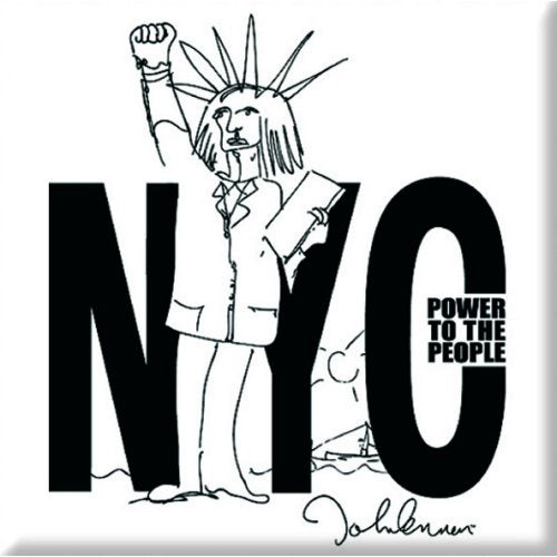 John Lennon Magnet: NYC Power to the People