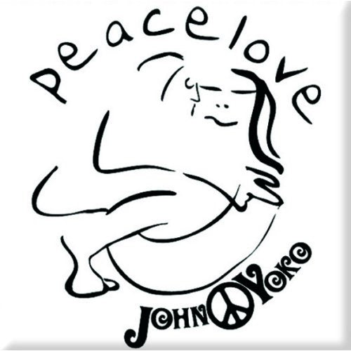 John Lennon Magnet: Cuddle