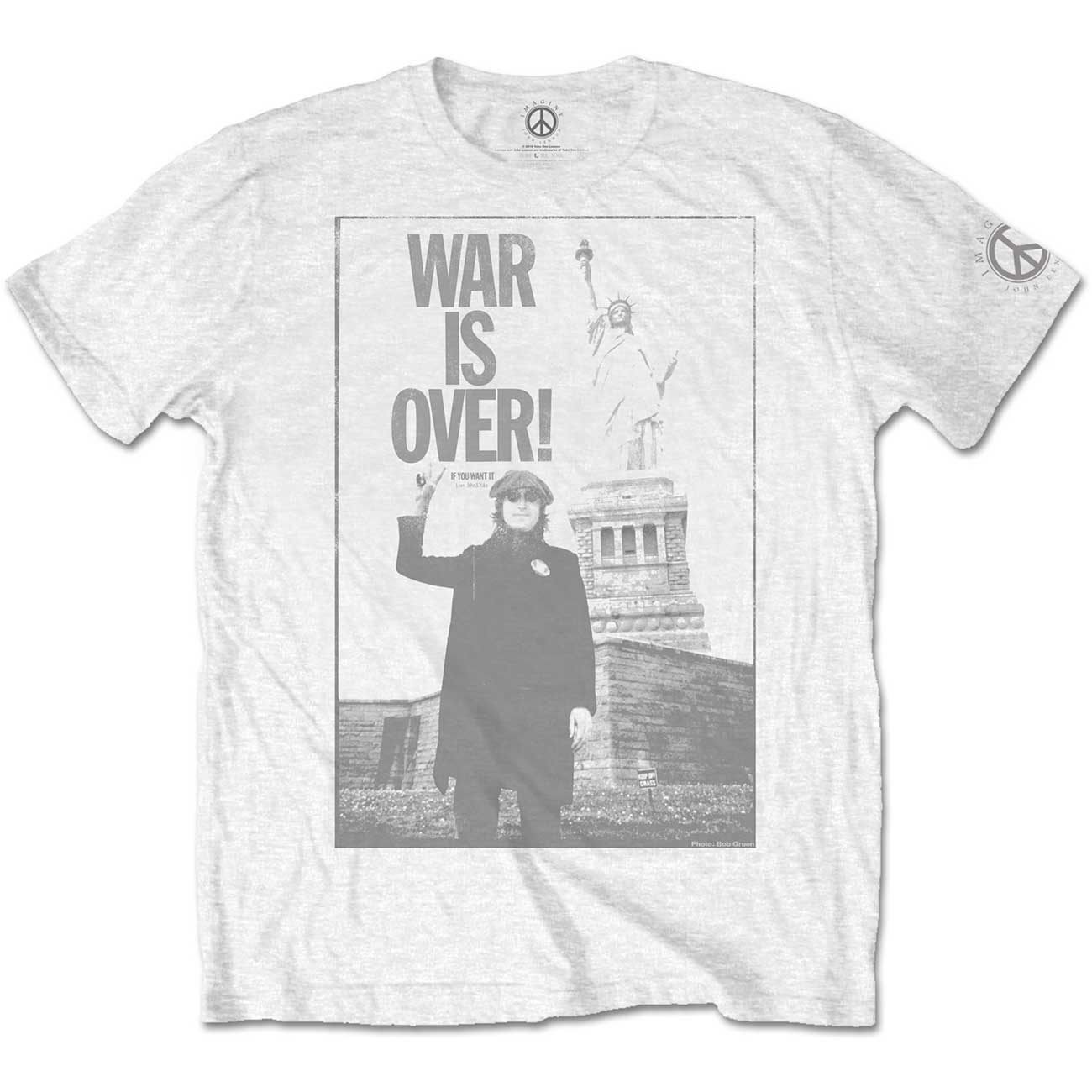 John Lennon T-Shirt: Liberty Lady