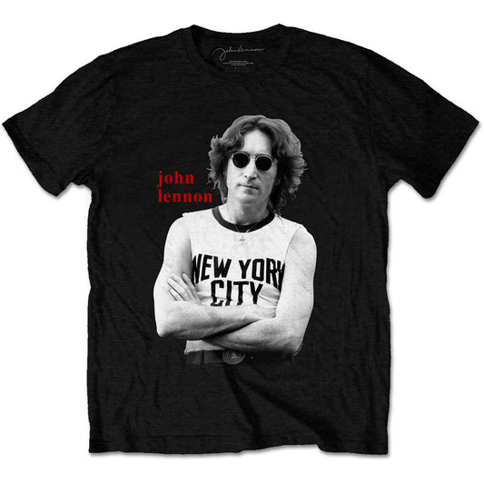 John Lennon T-Shirt: New York City B&W