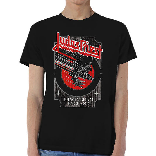 Judas Priest T-Shirt: Silver and Red Vengeance