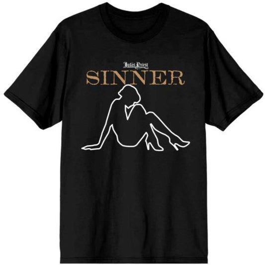 Judas Priest T-Shirt: Sin After Sin Sinner Slogan Lady