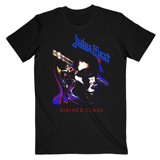 Judas Priest T-Shirt: Stained Class Purple Mixer