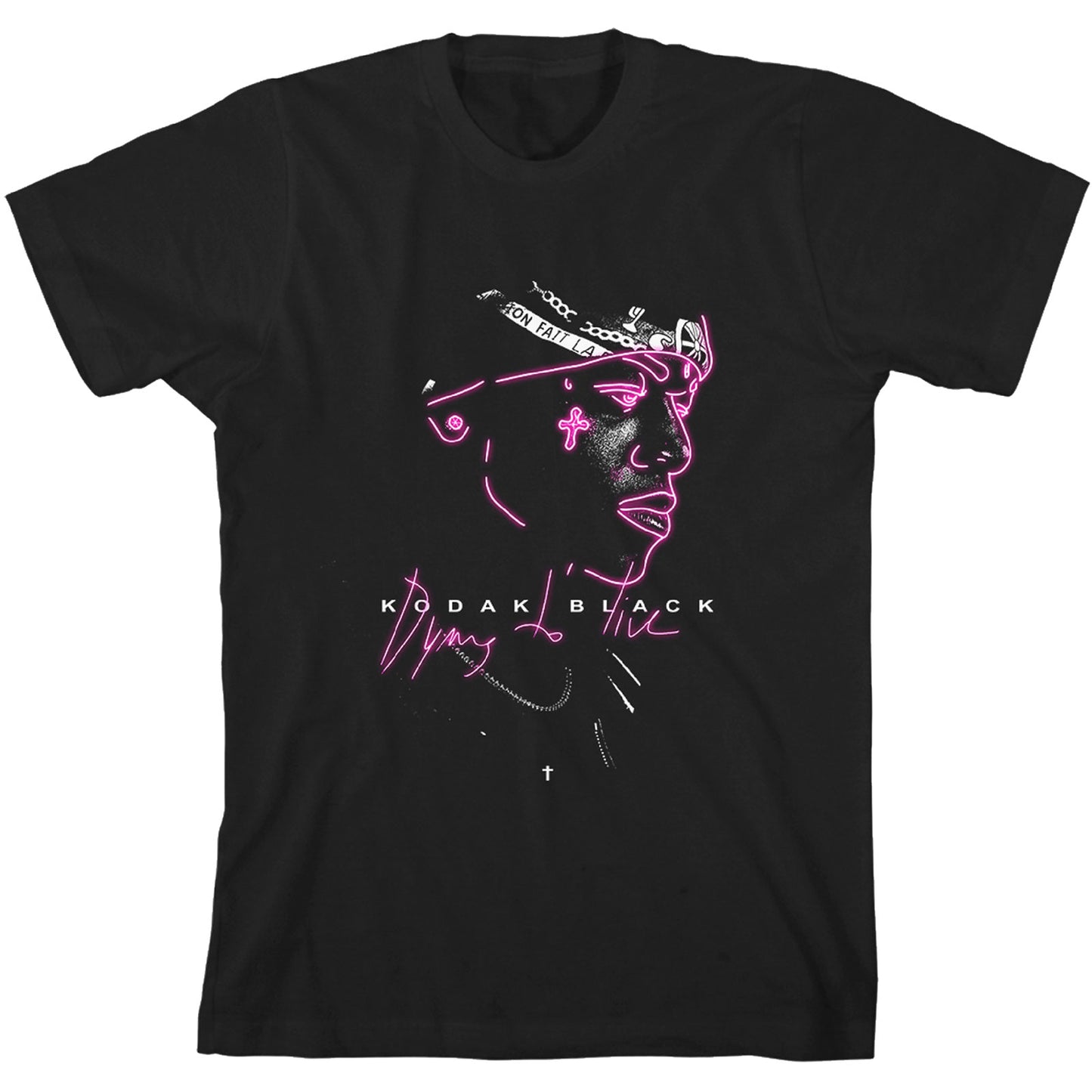 Kodak Black T-Shirt: Neon Outline