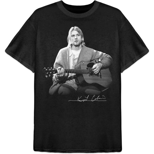 Kurt Cobain T-Shirt: Guitar Live Photo