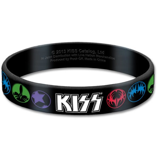 KISS Wristband: Logo & Icons